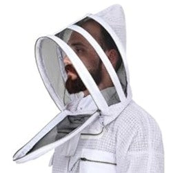 BeeProof Replacement Fencing Veil for Beekeeping Jacket – Detachable Hood, High Visibility Mesh, Compatible with BP-301