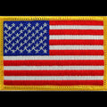 American Flag Velcro Patch – Premium Embroidered 3.5" x 2.5" (BeeProof Gear)